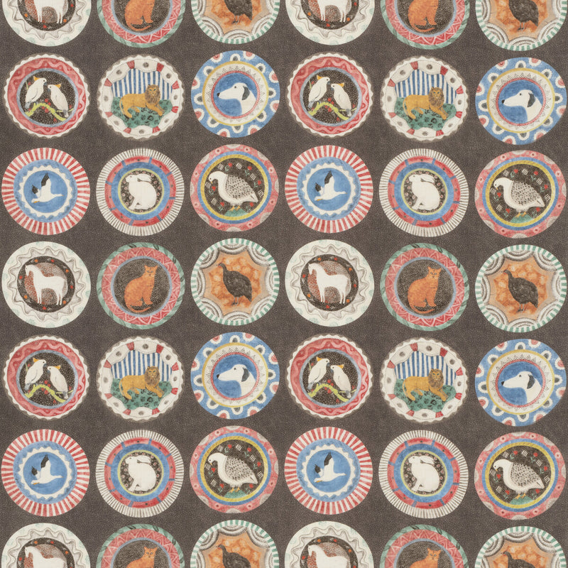 G P & J BAKER - ROBINA'S DINNER PARTY- COCOA - Fabric by the Yard COCOA