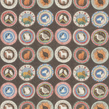 G P & J BAKER - ROBINA'S DINNER PARTY- COCOA - Fabric by the Yard