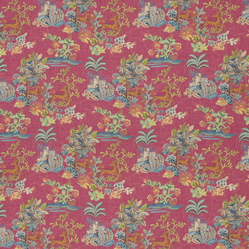 G P & J BAKER - KNIGHT'S TALE TEXTURE- FUCHSIA - Fabric by the Yard FUCHSIA