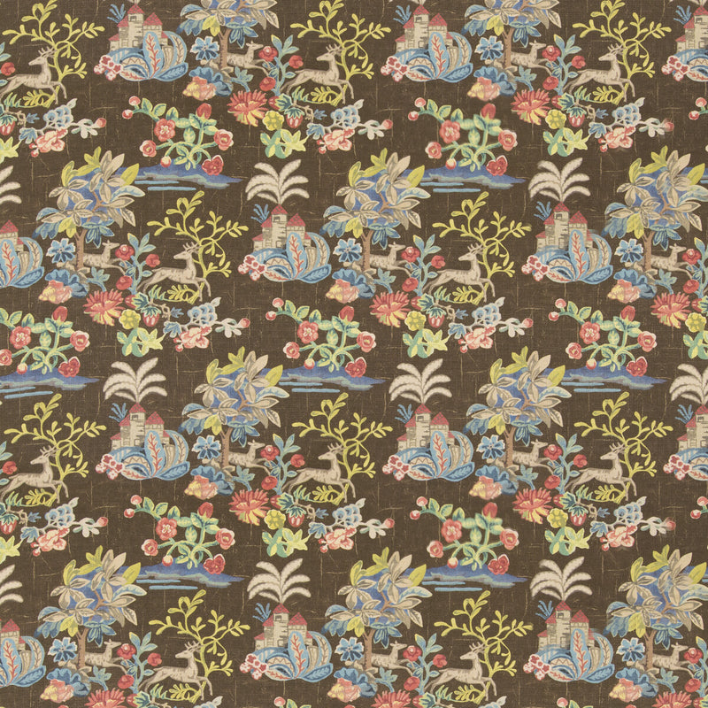 G P & J BAKER - KNIGHT'S TALE TEXTURE- COCOA - Fabric by the Yard COCOA