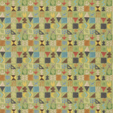 G P & J BAKER - POTATO PRINT- GREEN - Fabric by the Yard
