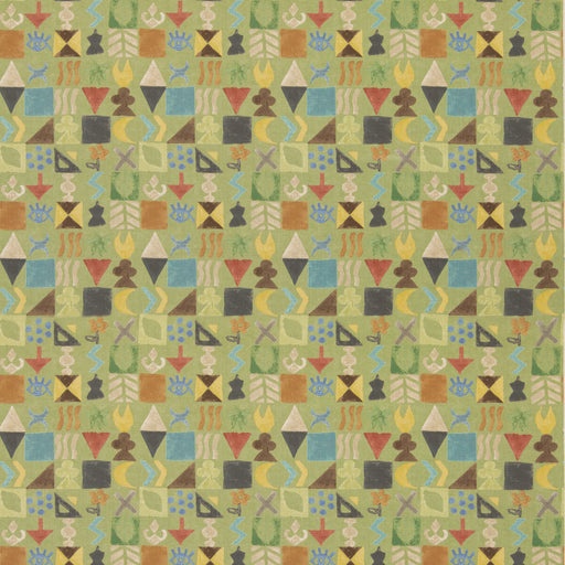 G P & J BAKER - POTATO PRINT- GREEN - Fabric by the Yard GREEN