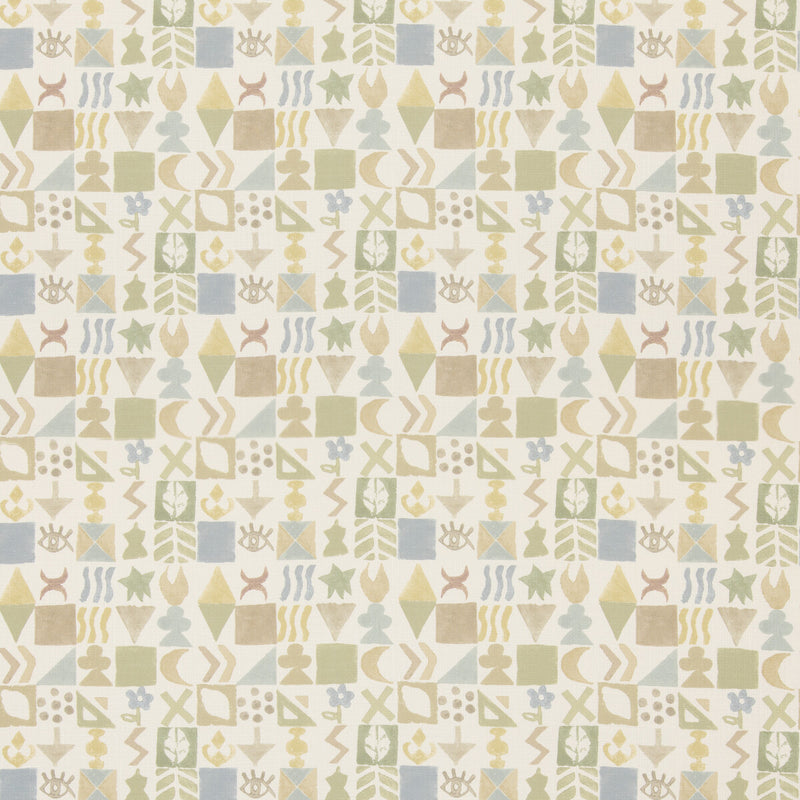 G P & J BAKER - POTATO PRINT- SAGE - Fabric by the Yard SAGE