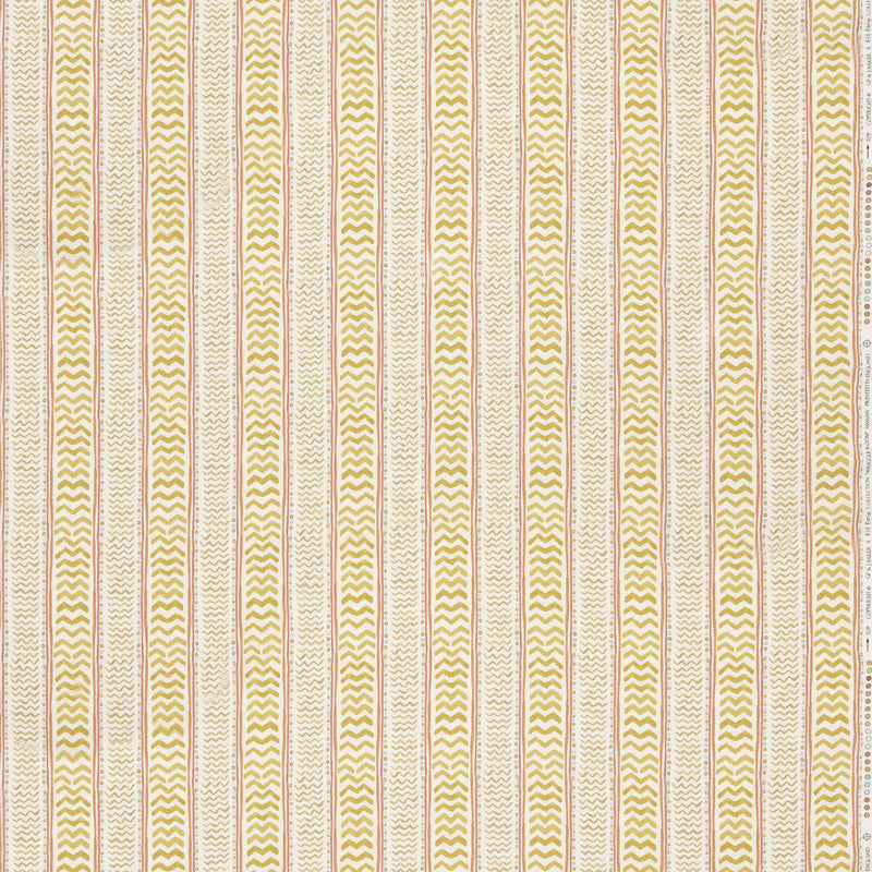 G P & J BAKER - WRIGGLE ROOM- OCHRE - Fabric by the Yard OCHRE