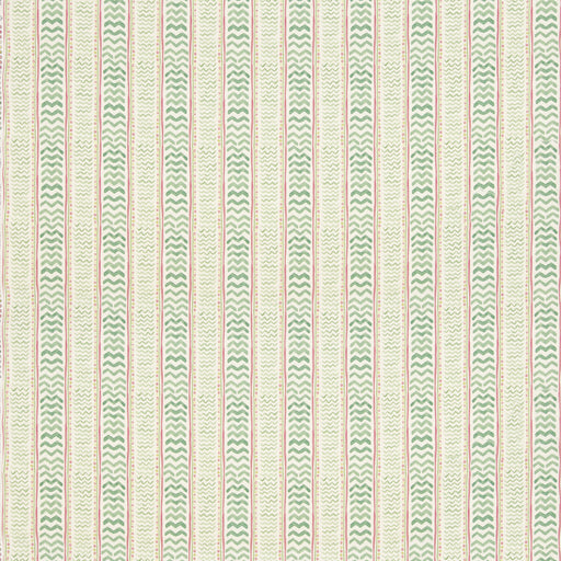G P & J BAKER - WRIGGLE ROOM- GREEN/PINK - Fabric by the Yard GREEN/PINK