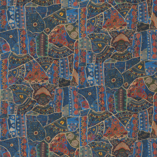 G P & J BAKER - FRONT ROW- JEWEL BLUE - Fabric by the Yard JEWEL BLUE
