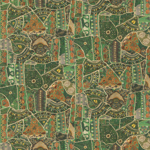 G P & J BAKER - FRONT ROW- JEWEL GREEN - Fabric by the Yard JEWEL GREEN