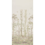 G P & J BAKER - TALL TREES PRINTED PANEL- SOFT GREEN - Fabric by the PANEL
