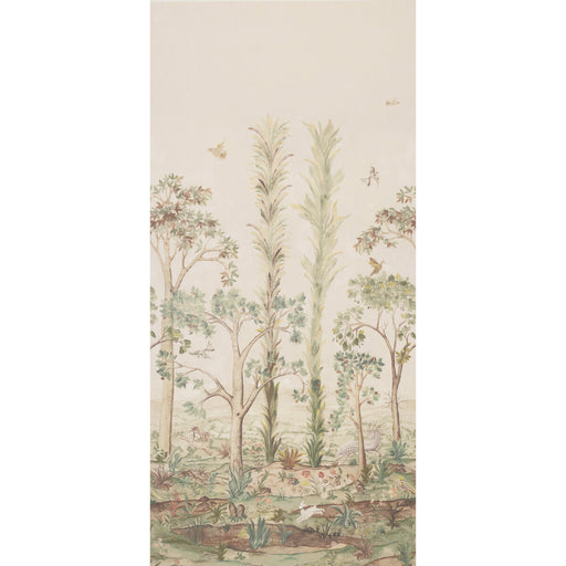 G P & J BAKER - TALL TREES PRINTED PANEL- SUNSET - Fabric by the PANEL SUNSET