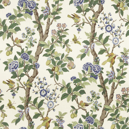 G P & J BAKER - ELDON- BLUE/GREEN - Fabric by the Yard BLUE/GREEN
