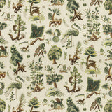 G P & J BAKER - GERTRUDE- DOCUMENT GREEN - Fabric by the Yard