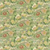 G P & J BAKER - LITTLE MAGNOLIA- EMERALD - Fabric by the Yard