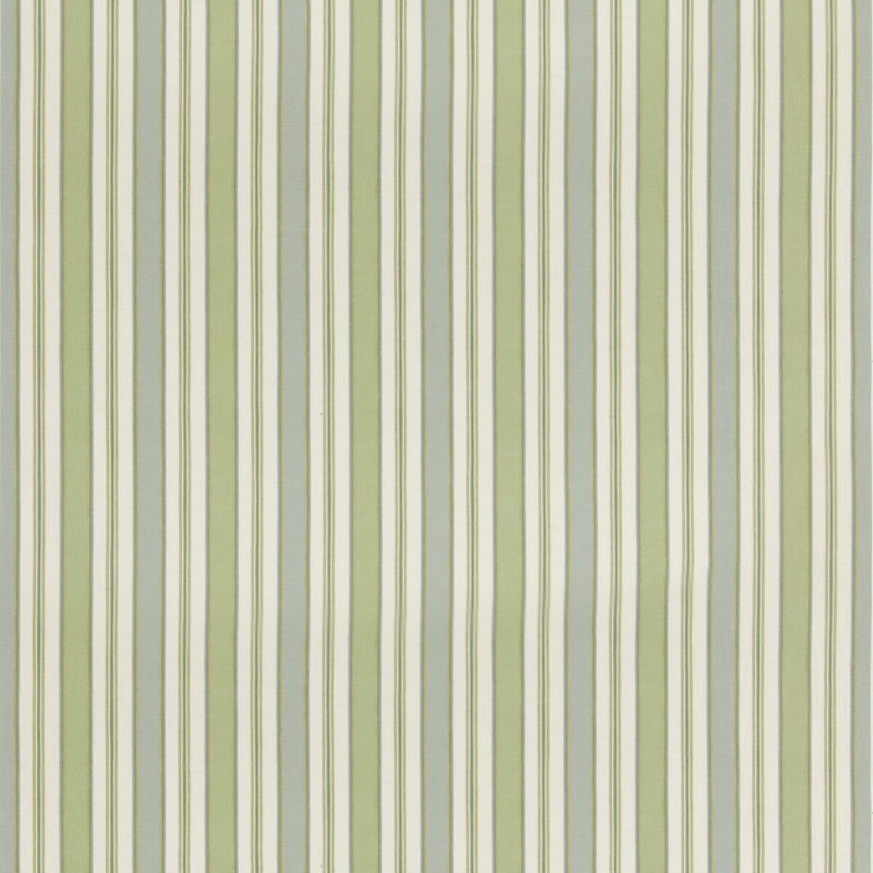 G P & J BAKER - MELBOURNE STRIPE- AQUA/GREEN - Fabric by the Yard AQUA/GREEN