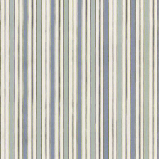 G P & J BAKER - MELBOURNE STRIPE- BLUE - Fabric by the Yard BLUE