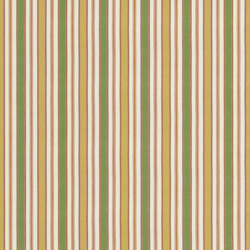 G P & J BAKER - MELBOURNE STRIPE- EMERALD/YELLOW - Fabric by the Yard EMERALD/YELLOW