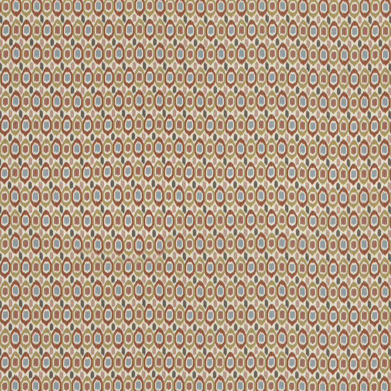 G P & J BAKER - TIGRIS- RED/OCHRE - Fabric by the Yard RED/OCHRE