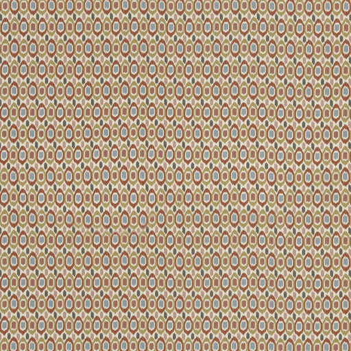 G P & J BAKER - TIGRIS- RED/OCHRE - Fabric by the Yard RED/OCHRE