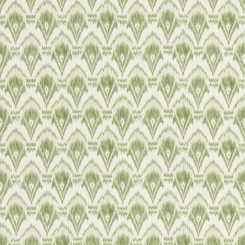 G P & J BAKER - ZARABAND- GREEN - Fabric by the Yard GREEN