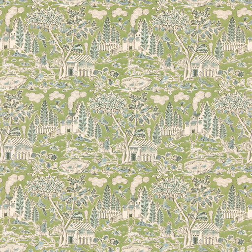 G P & J BAKER - HOME PARK- EMERALD - Fabric by the Yard EMERALD