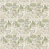 G P & J BAKER - HOME PARK- GREEN/BLUE - Fabric by the Yard