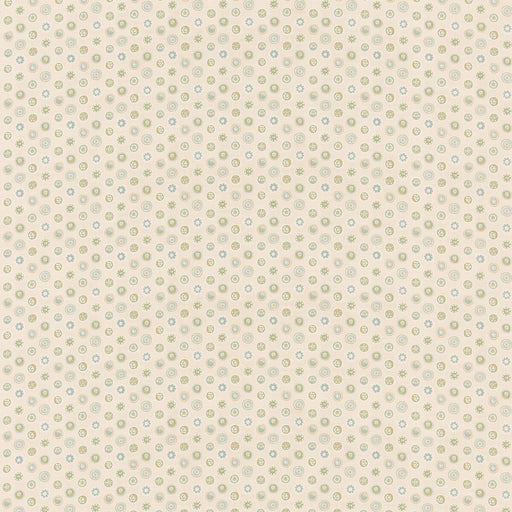 G P & J BAKER - COURT BUTTONS- BLUE/GREEN - Fabric by the Yard BLUE/GREEN