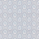 G P & J BAKER - ROYAL MAZE- ROYAL BLUE - Fabric by the Yard