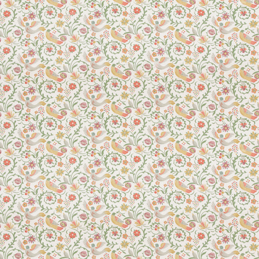 G P & J BAKER - ROYAL COURT- RED/GREEN - Fabric by the Yard RED/GREEN
