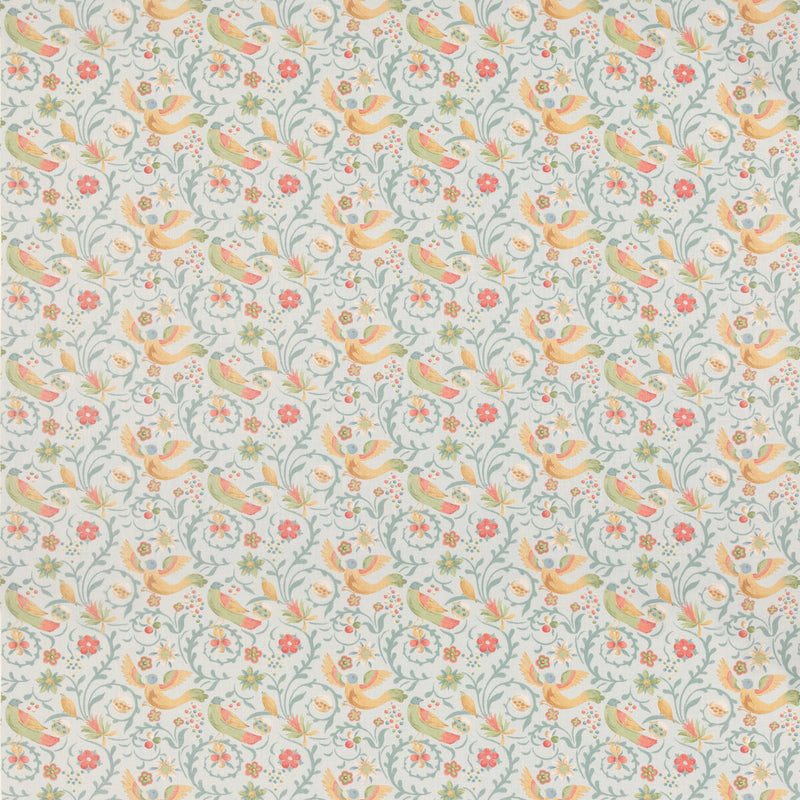 G P & J BAKER - ROYAL COURT- AQUA - Fabric by the Yard AQUA