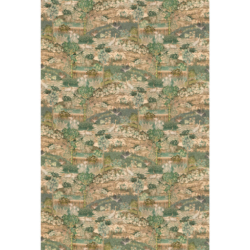 G P & J BAKER - PALACE TAPESTRY- ROYAL GREEN - Fabric by the Yard ROYAL GREEN