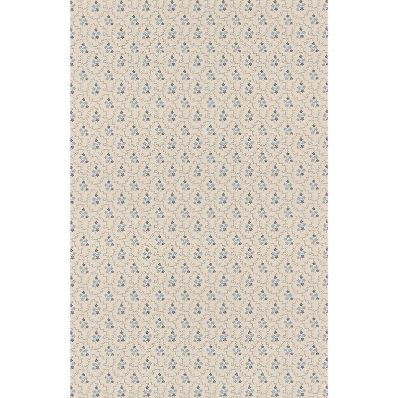 G P & J BAKER - POSY- BLUE - Fabric by the Yard BLUE