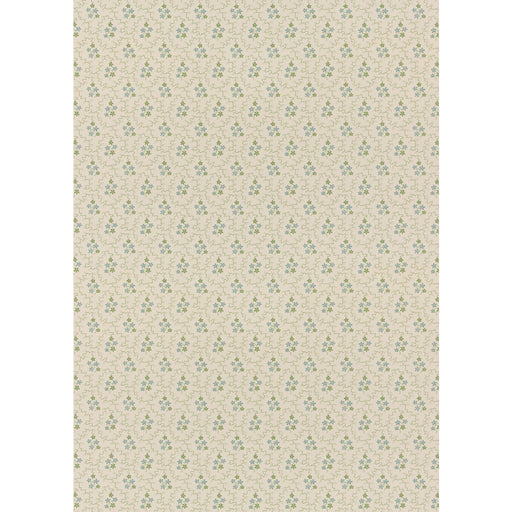 G P & J BAKER - POSY- GREEN/AQUA - Fabric by the Yard GREEN/AQUA