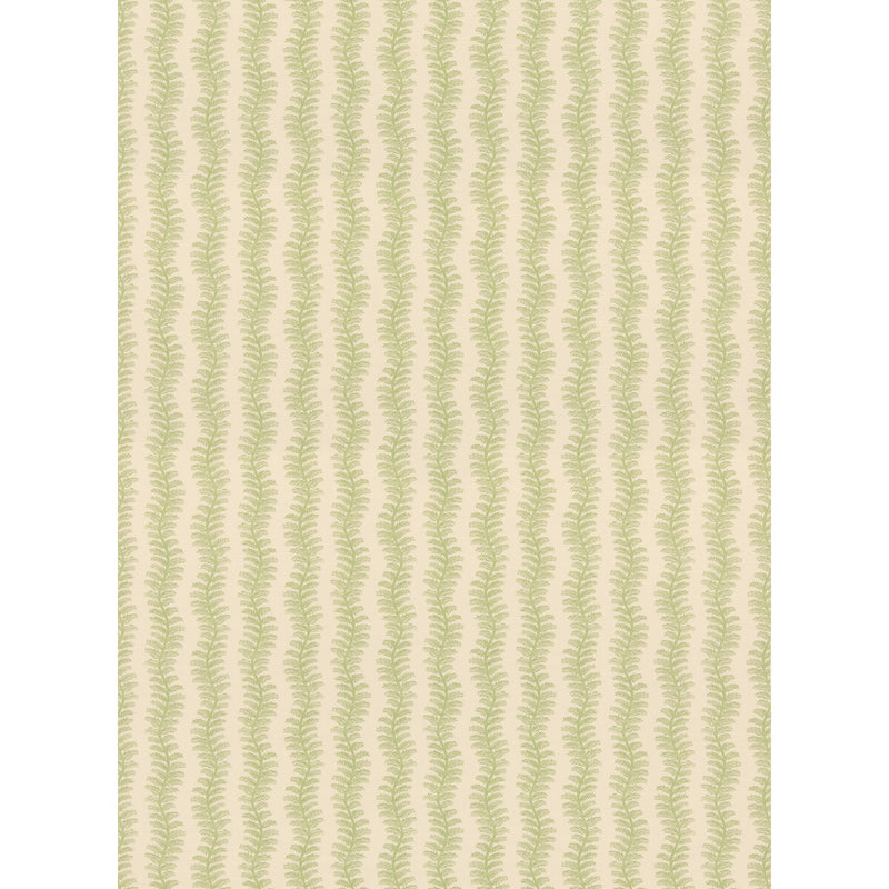 G P & J BAKER - TETBURY STRIPE- LEAF GREEN - Fabric by the Yard LEAF GREEN
