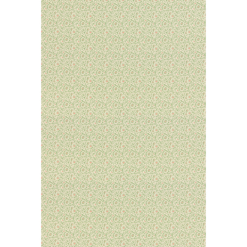 G P & J BAKER - FLOWER PATCH- GREEN - Fabric by the Yard GREEN