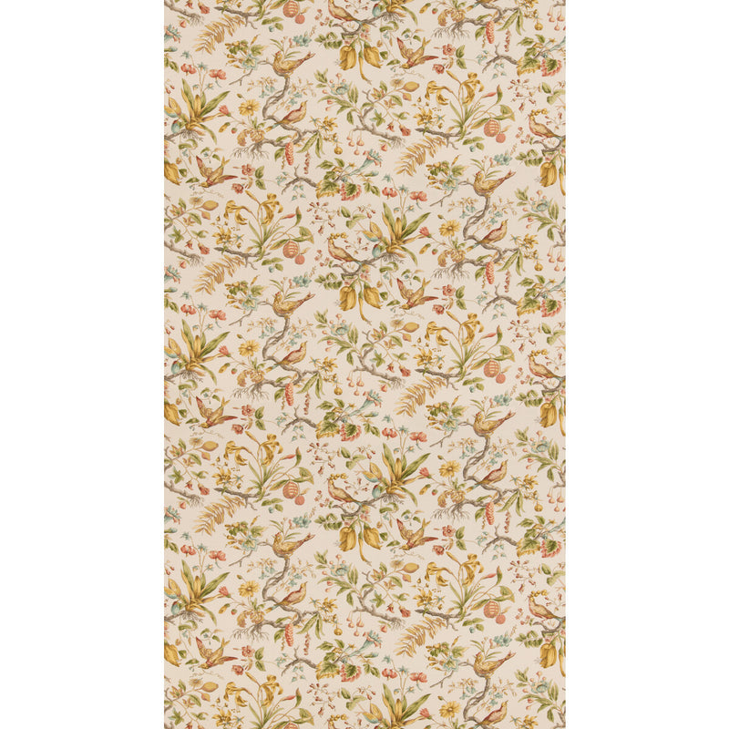 G P & J BAKER - KENTWELL- OCHRE/SOFT RED - Fabric by the Yard OCHRE/SOFT RED