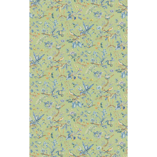 G P & J BAKER - KENTWELL- EMERALD/BLUE - Fabric by the Yard EMERALD/BLUE