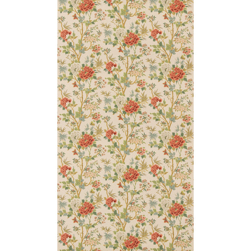 G P & J BAKER - CANTON- RED/GREEN - Fabric by the Yard RED/GREEN