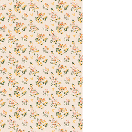 G P & J BAKER - FOREST FLOWER- SPICE/OCHRE - Fabric by the Yard SPICE/OCHRE