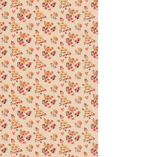 G P & J BAKER - FOREST FLOWER- EARTH - Fabric by the Yard EARTH
