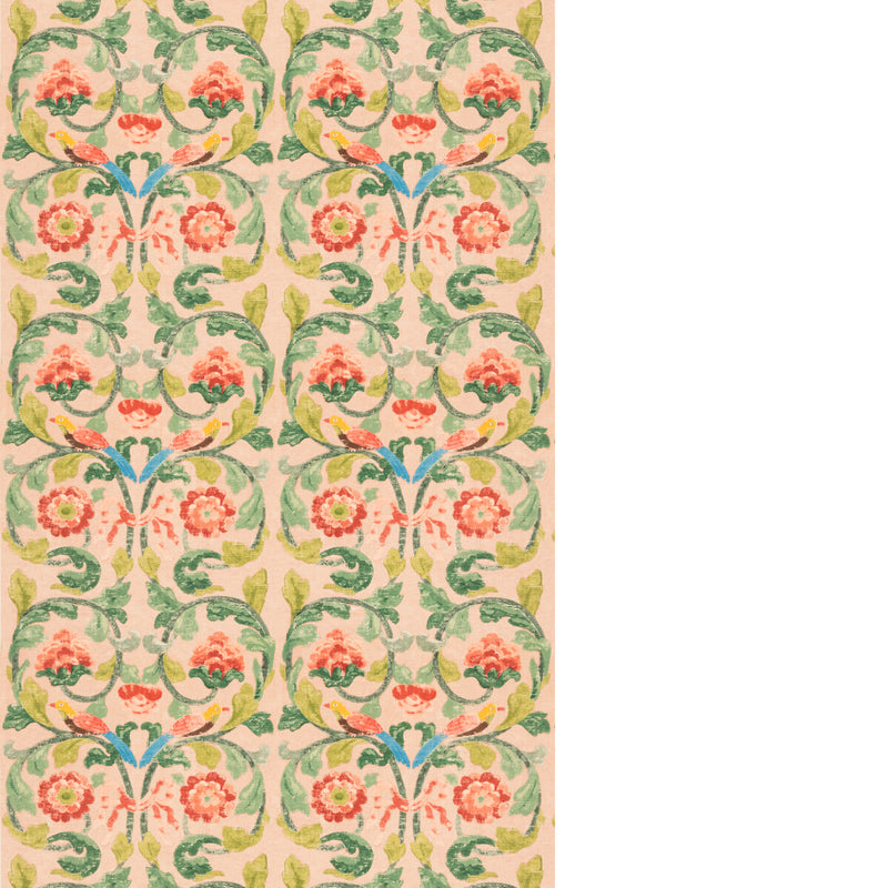 G P & J BAKER - TUDOR ROSE- PLASTER - Fabric by the Yard PLASTER