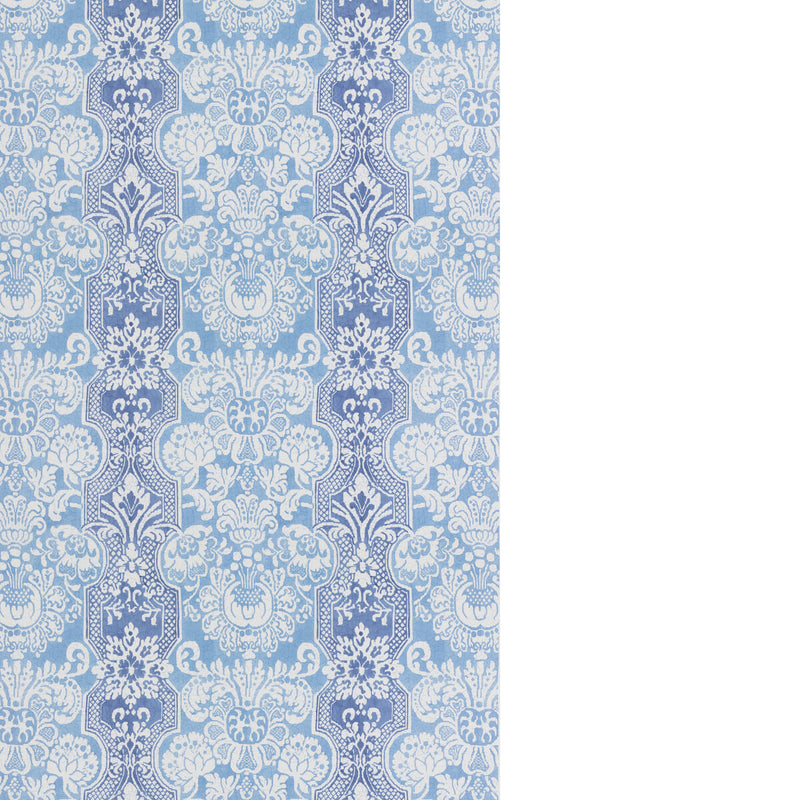 G P & J BAKER - MARIGOLD- BLUE - Fabric by the Yard BLUE