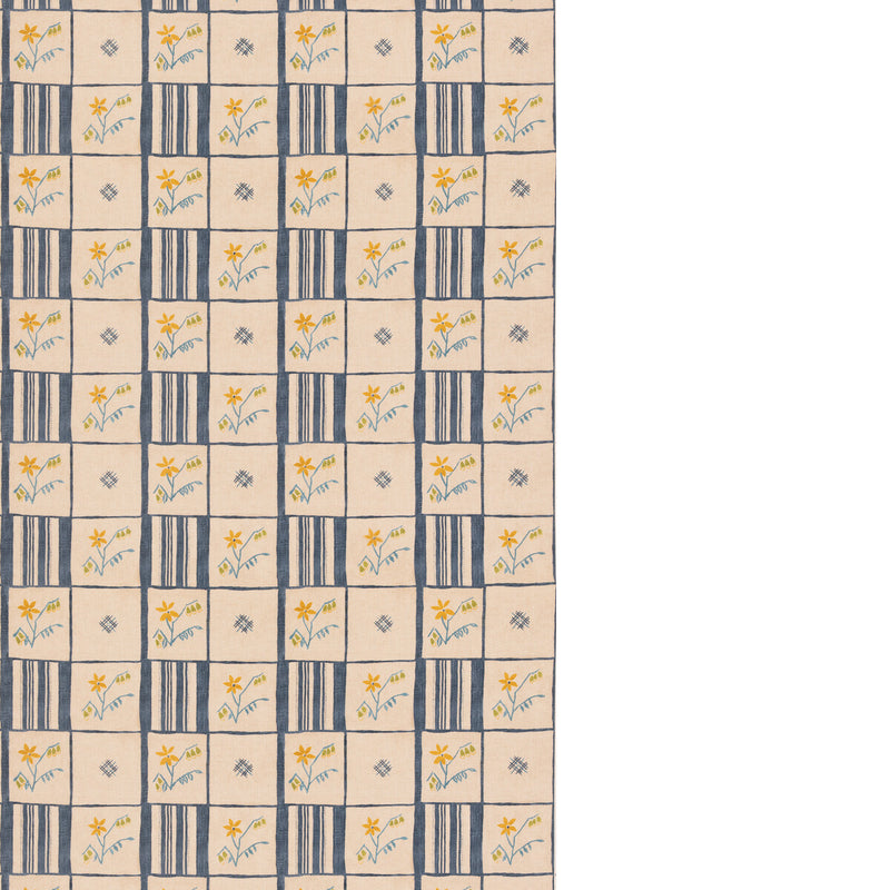 G P & J BAKER - FORGET-ME-NOT- INDIGO - Fabric by the Yard INDIGO
