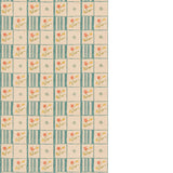 G P & J BAKER - FORGET-ME-NOT- TEAL/SPICE - Fabric by the Yard