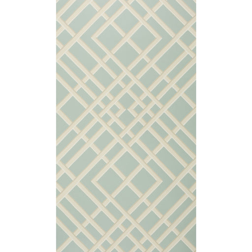 BRUNSCHWIG & FILS - TREILLAGE SIDEWALL- GLACIER - Wallcovering by the Roll GLACIER