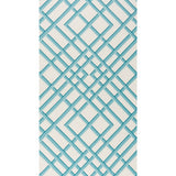 BRUNSCHWIG & FILS - TREILLAGE SIDEWALL- AQUA - Wallcovering by the Roll