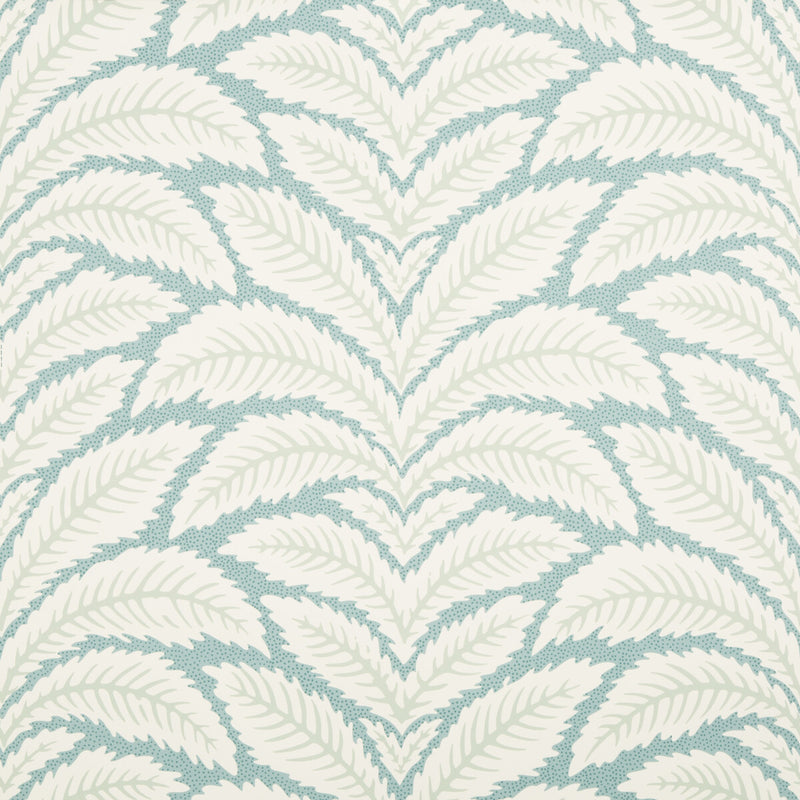 BRUNSCHWIG & FILS - TALAVERA- AQUA - Wallcovering by the Roll AQUA