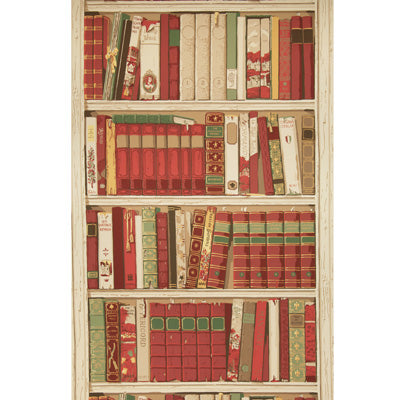 BRUNSCHWIG & FILS - BIBLIOTHEQUE- RED - Wallcovering by the Roll - BR-69080_166