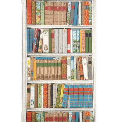 BRUNSCHWIG & FILS - BIBLIOTHEQUE- MULTICOLOR - Wallcovering by the Roll - BR-69080_MMM