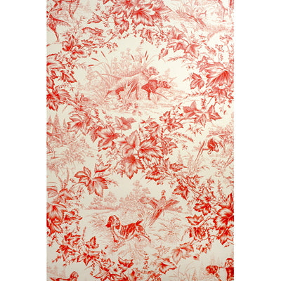 BRUNSCHWIG & FILS - ON POINT- RED - Wallcovering by the Roll - BR-69265_166