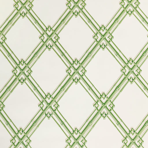 BRUNSCHWIG & FILS - TREILLAGE DE BAMBOU- LEAF - Wallcovering by the Roll LEAF