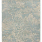 BRUNSCHWIG & FILS - LOYANG ON SISAL & COTTON- CREAM ON ICEBERG - Wallcovering by the Roll